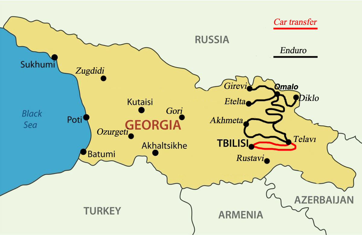 enduro trips in georgia caucasus